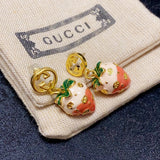 18K GG Strawberry Earrings