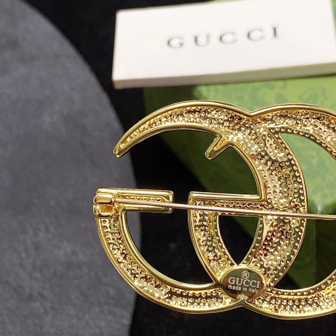 18K GG Brooch