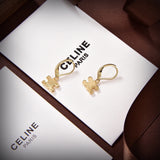 18K Triomphe Rhinestone Earrings