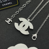 18K CC Black Star Gold Necklace