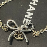 18K CC Bow Tie Chain Bracelet