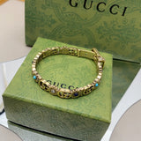 18K GG Flowers Bracelet