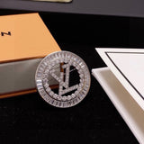 18K Louis Full Diamond Brooch