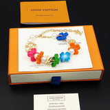 18K Louis Surfin' Flower Bracelet