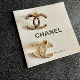 18K CC Vintage Gold Earrings