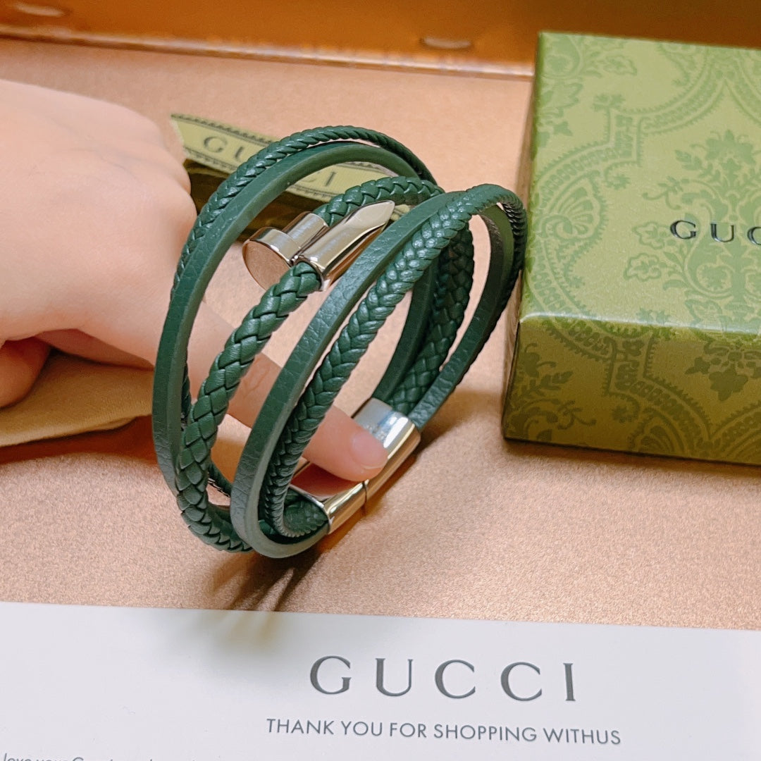 18K GG Anger Forrest Green Bracelet