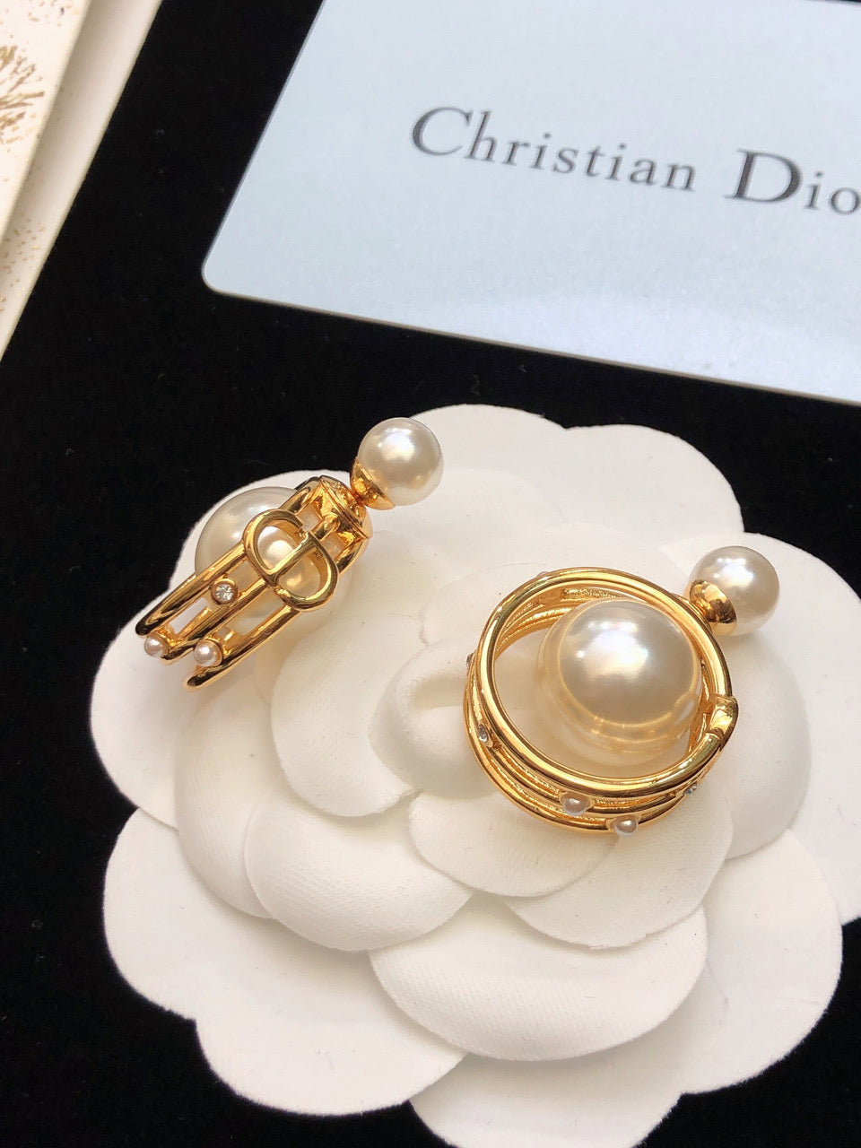 18K CD D-Backstage Earrings