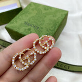 18K GG Pearls Earrings