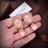 18K GG Pearl Earrings