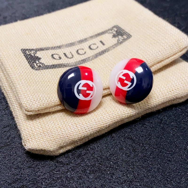 18K GG Color Earrings