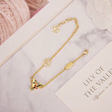 18K Louis Essential V Plan¡§¡§te Bracelet