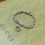 GG Interlocking G Pendant Bracelet