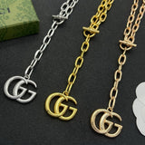 18K GG Big Gold Chain Necklace