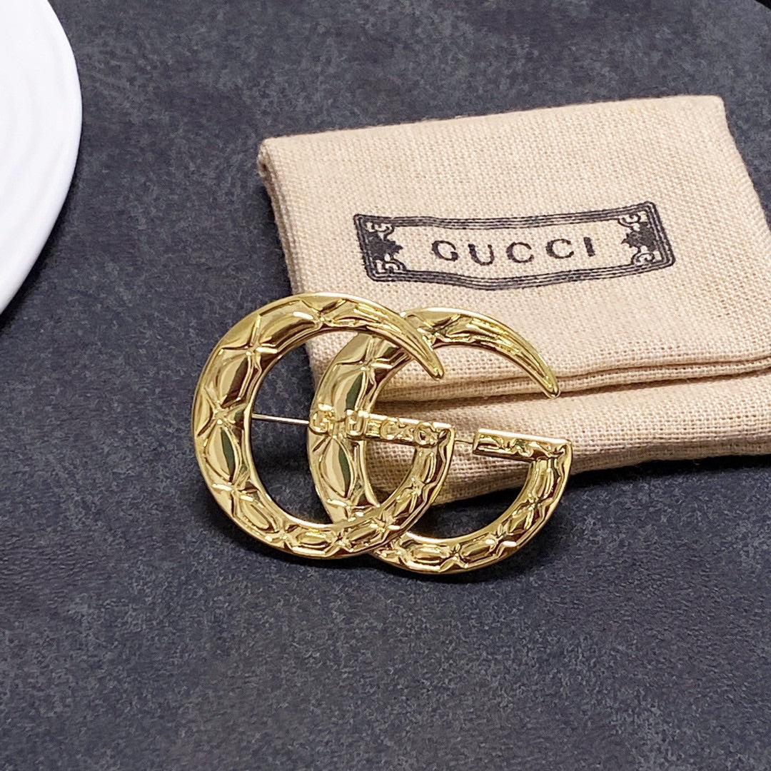 18K GG Brooch