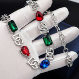 18K DG Crystals Choker Necklace