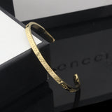 18K GG Icon Open Cuff Bracelet