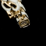 18K CC Color Leather Bracelet