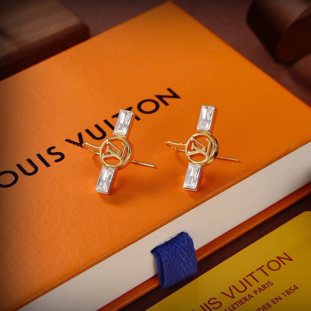 18K Louis Crystals Earrings