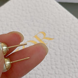 18K CD Tribales Diamond Ball Earrings