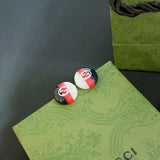 18K GG Color Earrings
