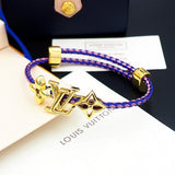 18K Louis Monogram Purple Gold Bracelet