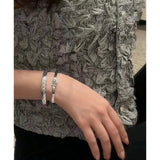 18K CC No.5 Diamond Gold Bracelet