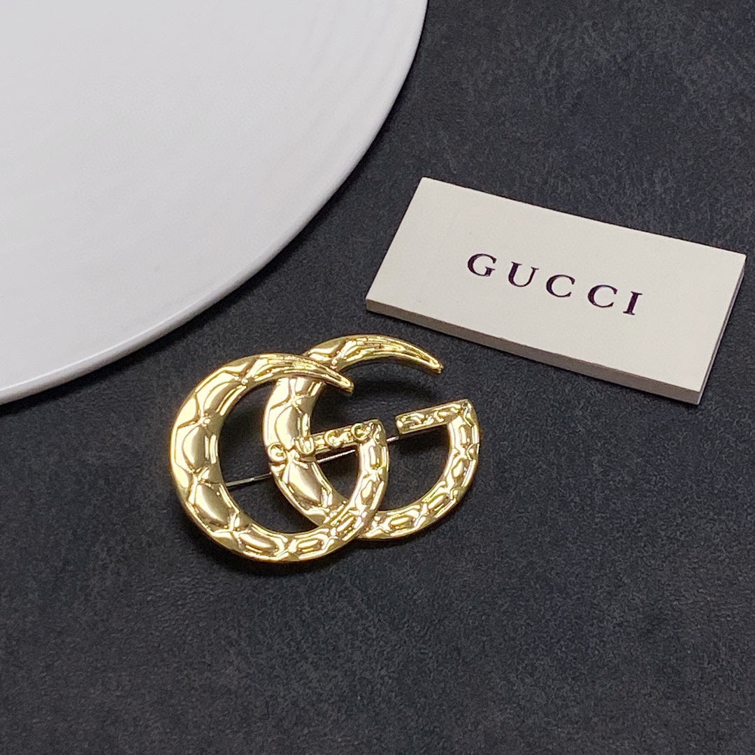 18K GG Brooch