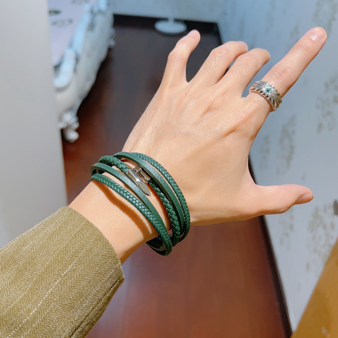18K GG Anger Forrest Green Bracelet