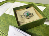 GG Garden Snake Interlocking G Ring